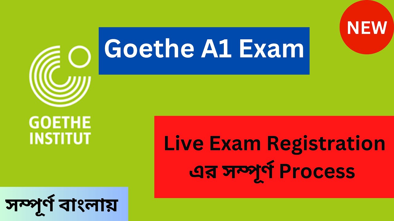 New Exam Registration Process Step by Step || Goethe A1 Exam  || BGLI