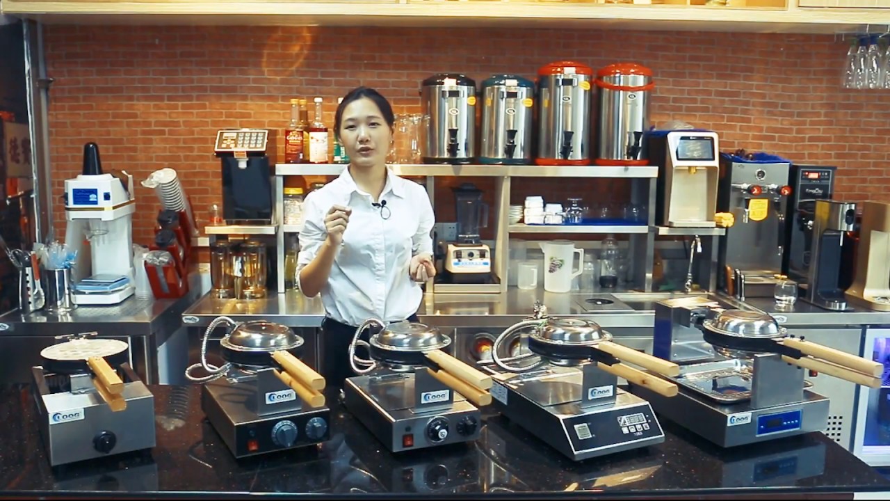 Goodloog Commercial Bubble Waffle Maker Manufacturer Electric Hong Kong Egg Waffle Machine