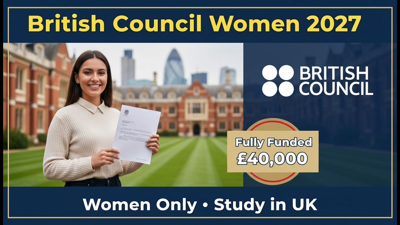 Стипендия British Council для женщин в STEM 2027 | Стипендия для женщин в STEM 2026