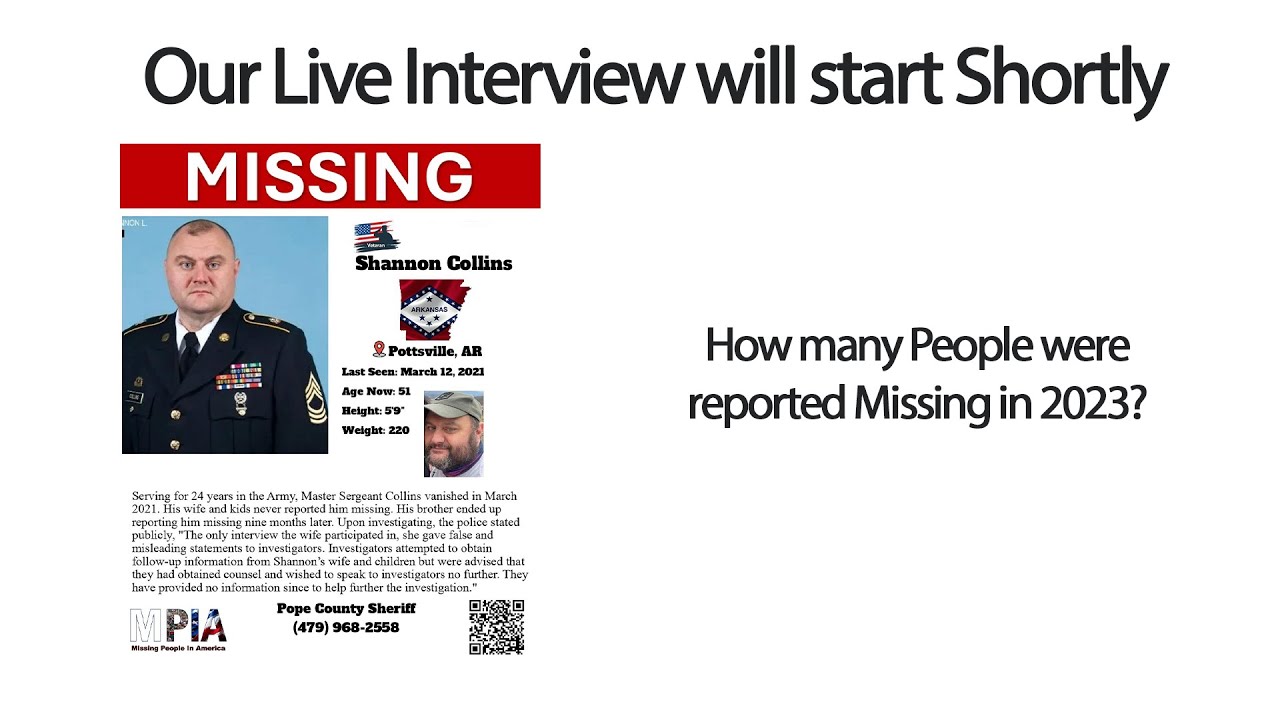 Our Live Interview with the brother of Missing Disabled Veteran Shannon Collins.
