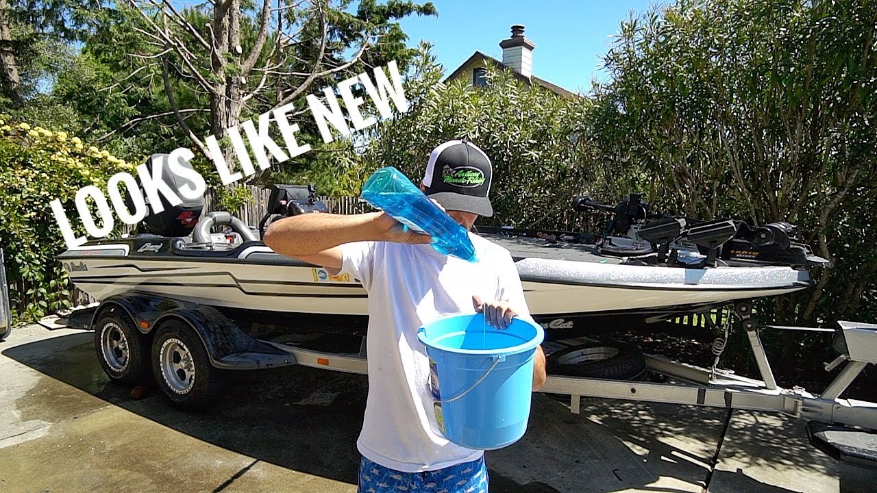 Best way to safely clean your boat carpet! LOOKS BRAND NEW