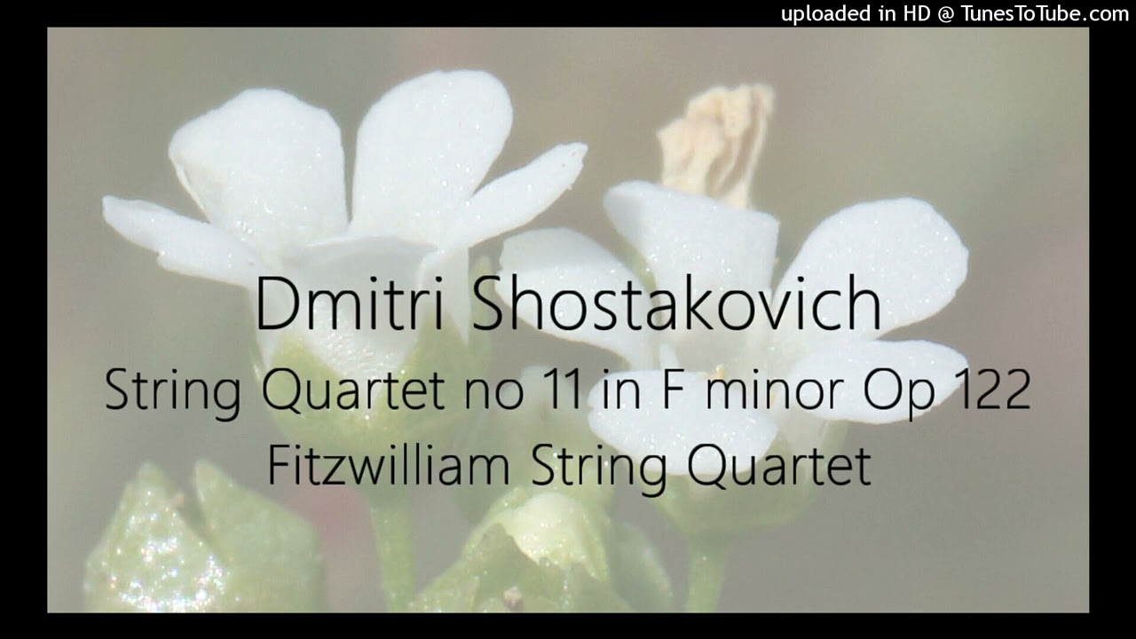 Shostakovich: String Quartet no 11 in F minor ~ Fitzwilliam String Quartet