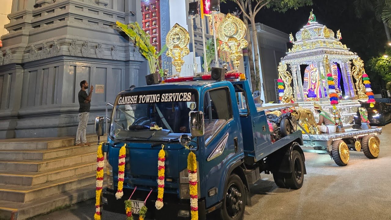 🇸🇬 16.04.25 - Sri Ramar Silver Chariot Procession  from Sri VadapathiraKaliamman Temple 🇸🇬