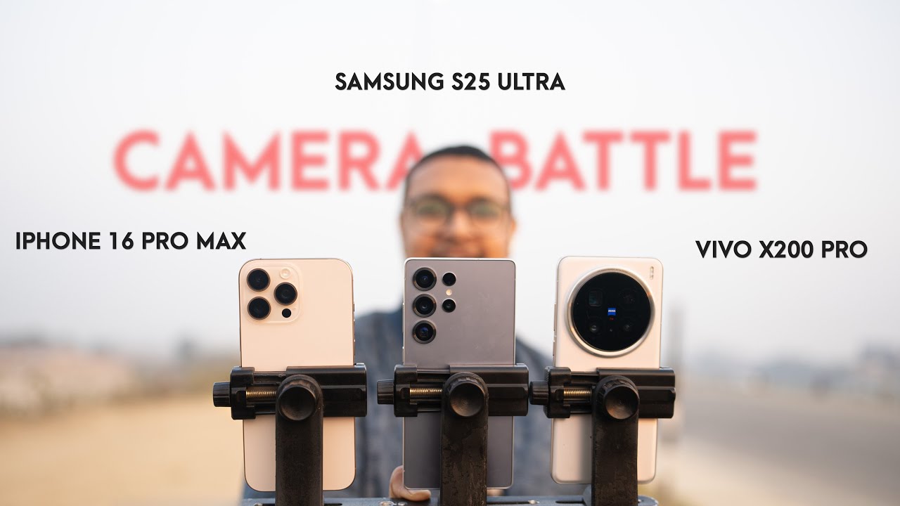 Samsung Galaxy S25 Ultra vs iPhone 16 Pro max vs vivo X200 Pro Camera Test