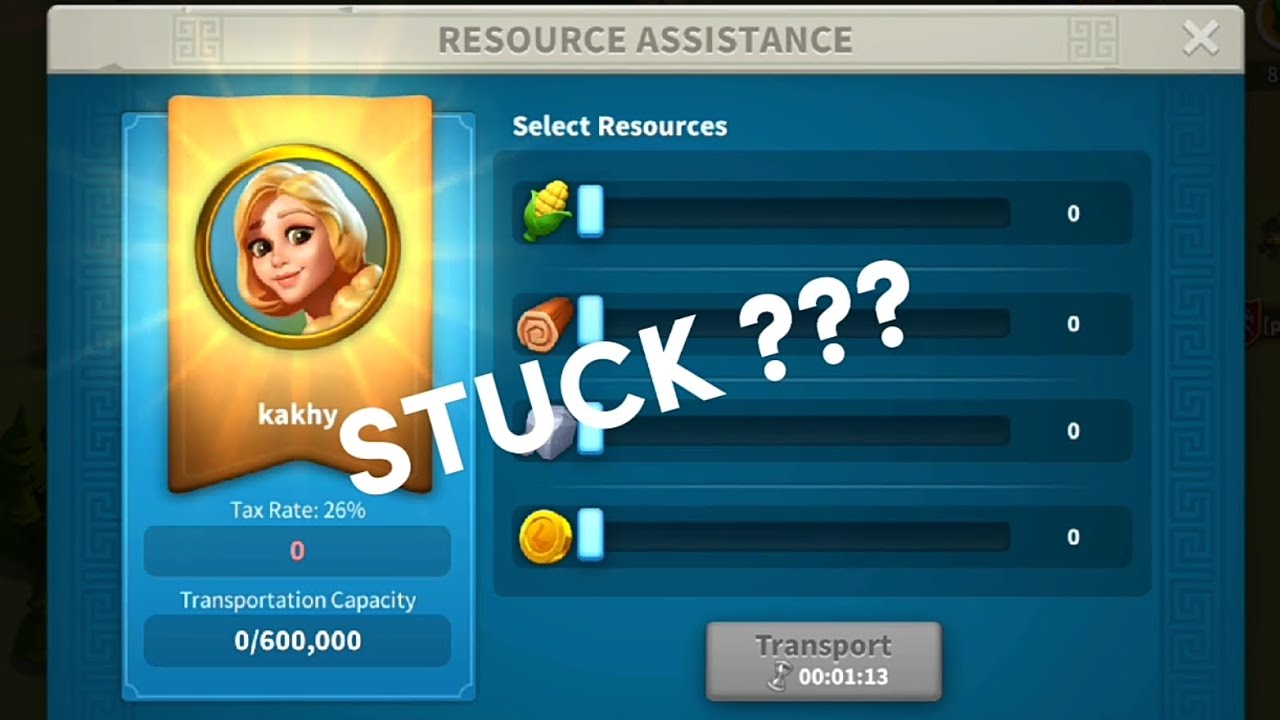 How to Send Resources from Farm Account to Main | STUCK BAR ? Can't Send ? SOLVE ! |ROK