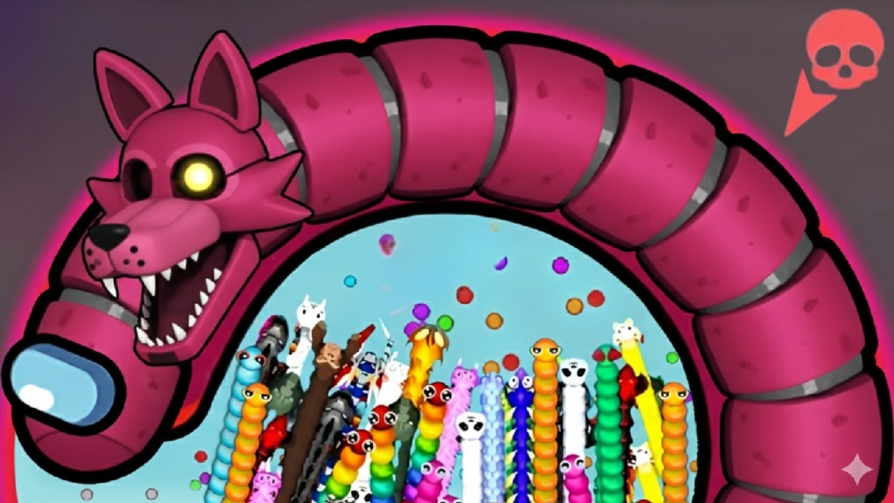 Snake.io🐍I Found delicious😋score in snake.io Map🐍Epic Snakeio Gameplay🐍Snake Struggle
