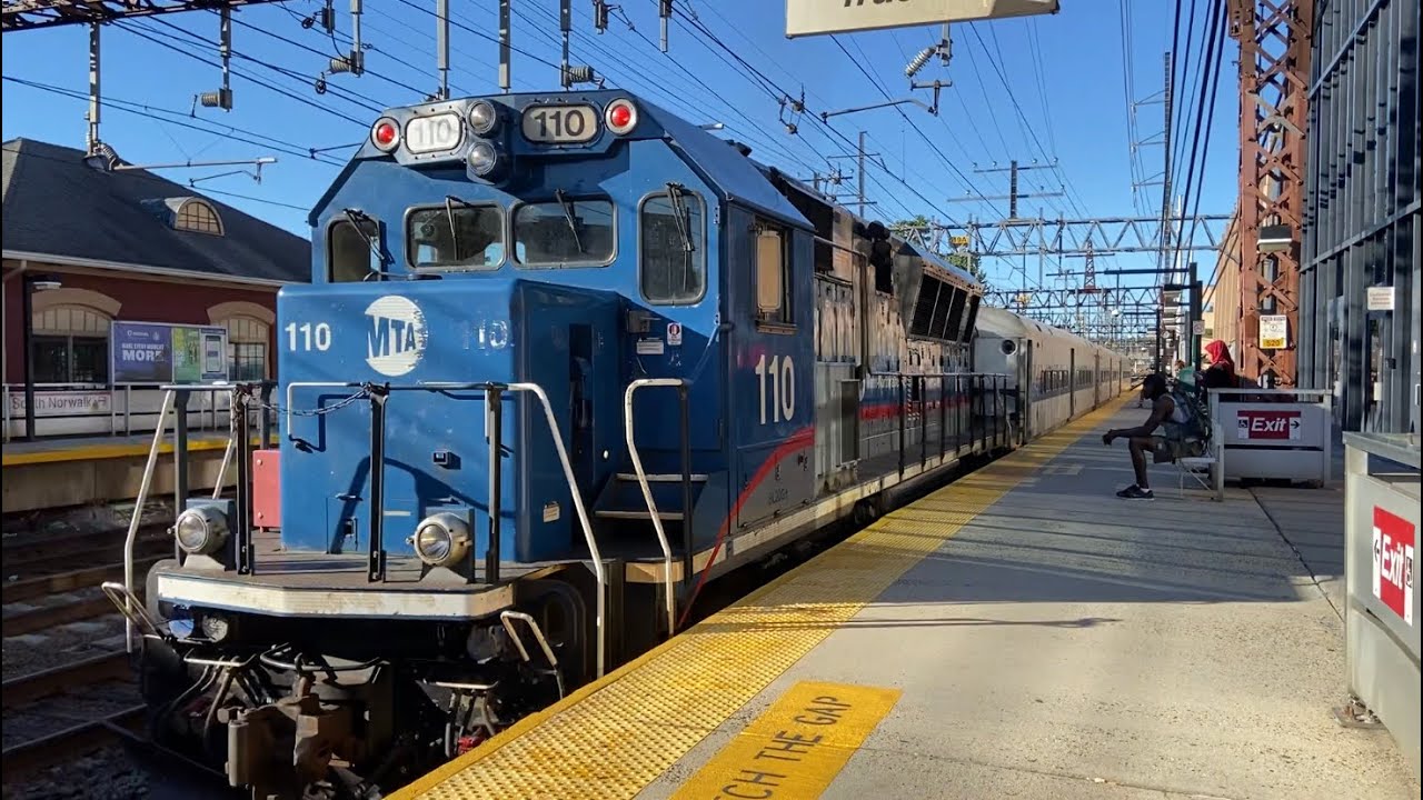 MTA MNRR / Amtrak: New Haven Line, Danbury & Northeast Corridor AM Rush Hour Trains @ South Norwalk
