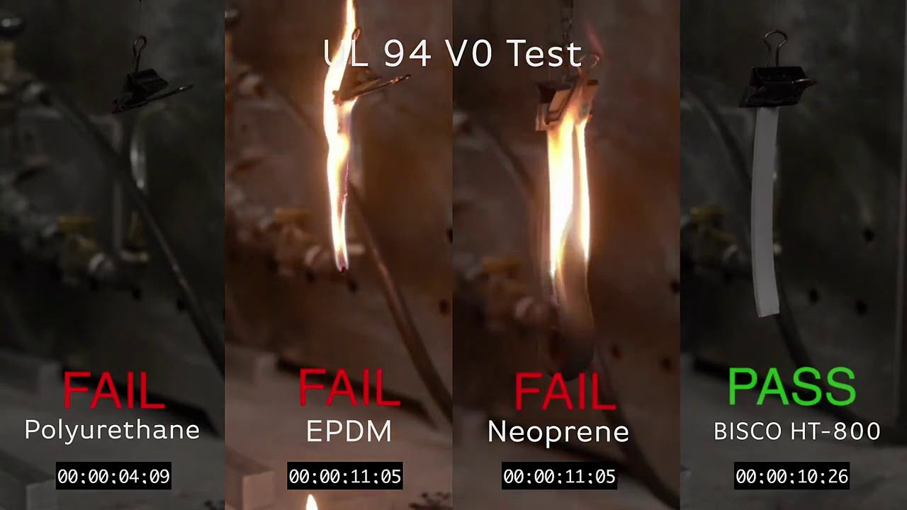 Rogers Corporation BISCO Silicones Flammability Testing