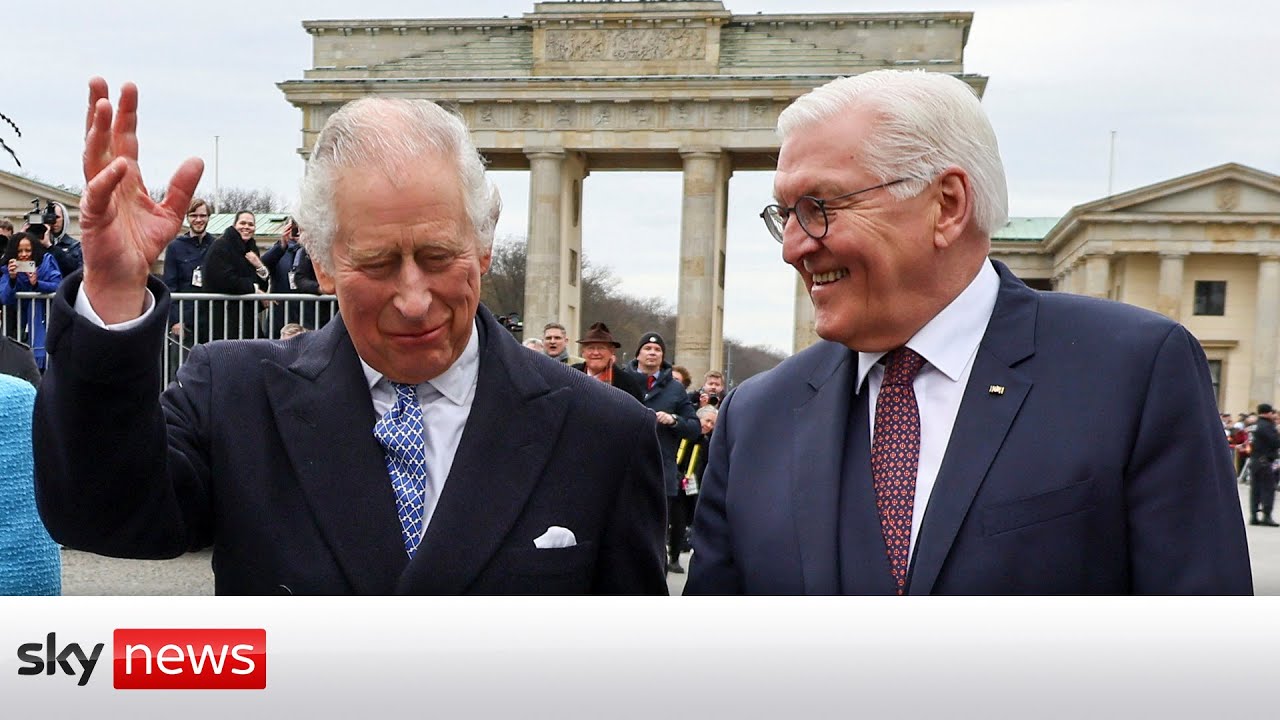 German president delivers speech during King's visit