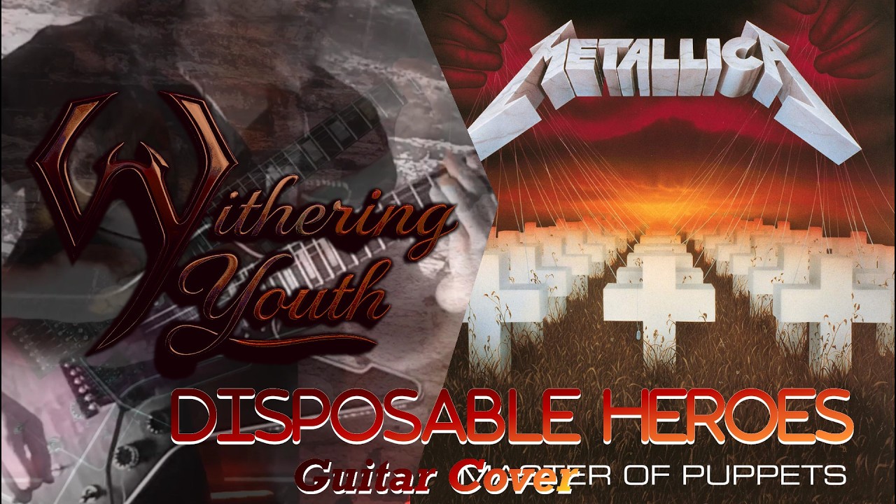 Metallica – Disposable Heroes | FULL Guitar Cover – Thrash Metal Classic