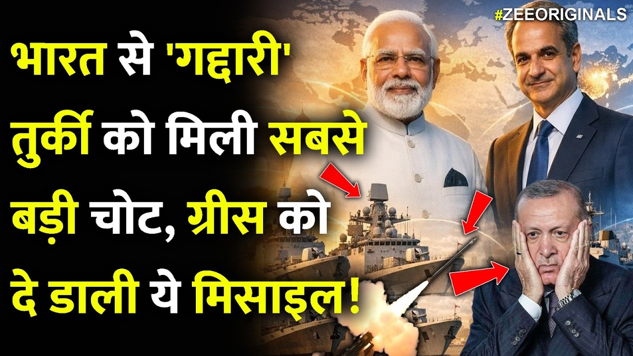 भारत से 'गद्दारी' तुर्की को मिली सबसे बड़ी चोट,ग्रीस को दे डाली ये मिसाइल!  Greece Attack On Turkey