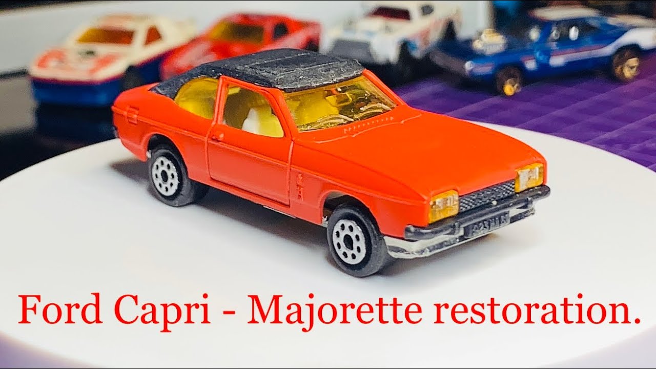 Ford Capri. Majorette restoration. 1/64