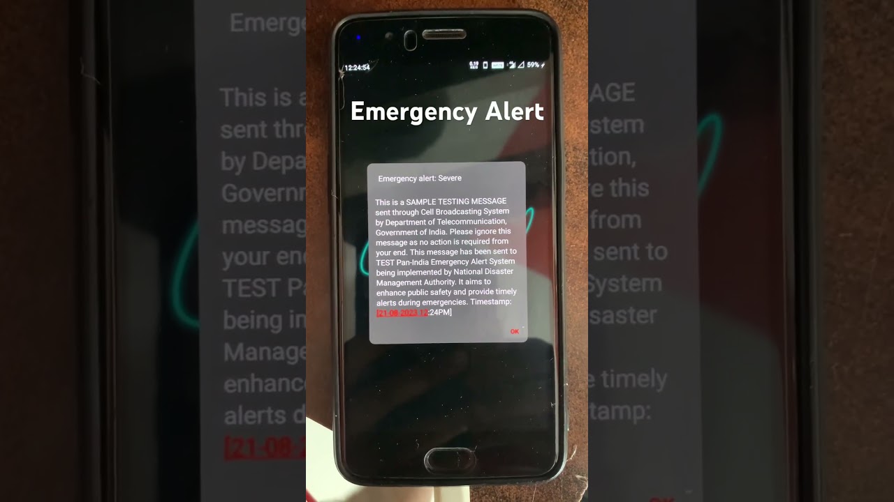 Sample emergency testing #message by #government for testing #emergency message #testing #disaster