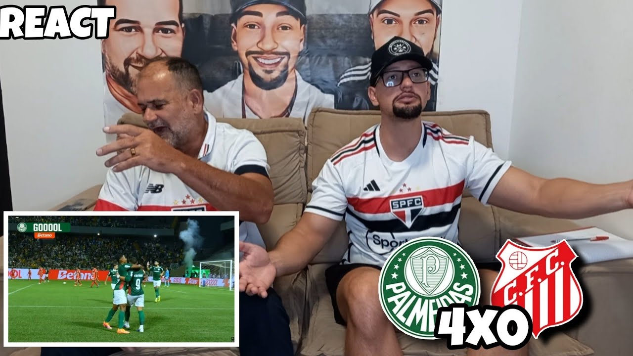 REACT PALMEIRAS 4X0 CAPIVARIANO  - PALMEIRAS NA SEMI! PAULISTÃO 2026