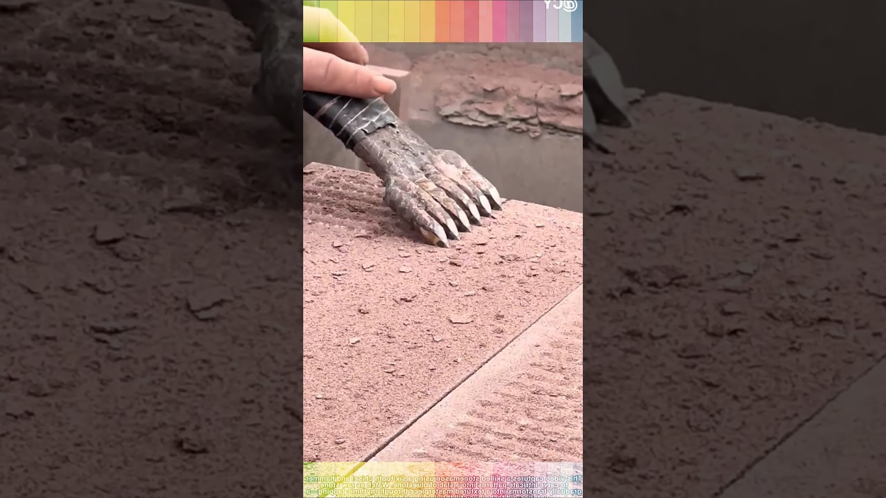 How Masters Texture Stone &ndash; You Won&rsquo;t Believe the Precision!
