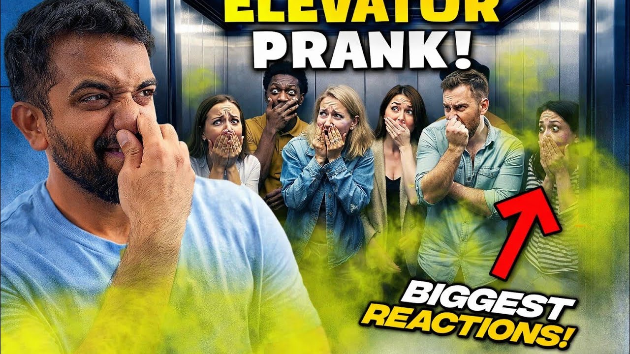 Elevator Fart Prank 😱 | Public Reactions