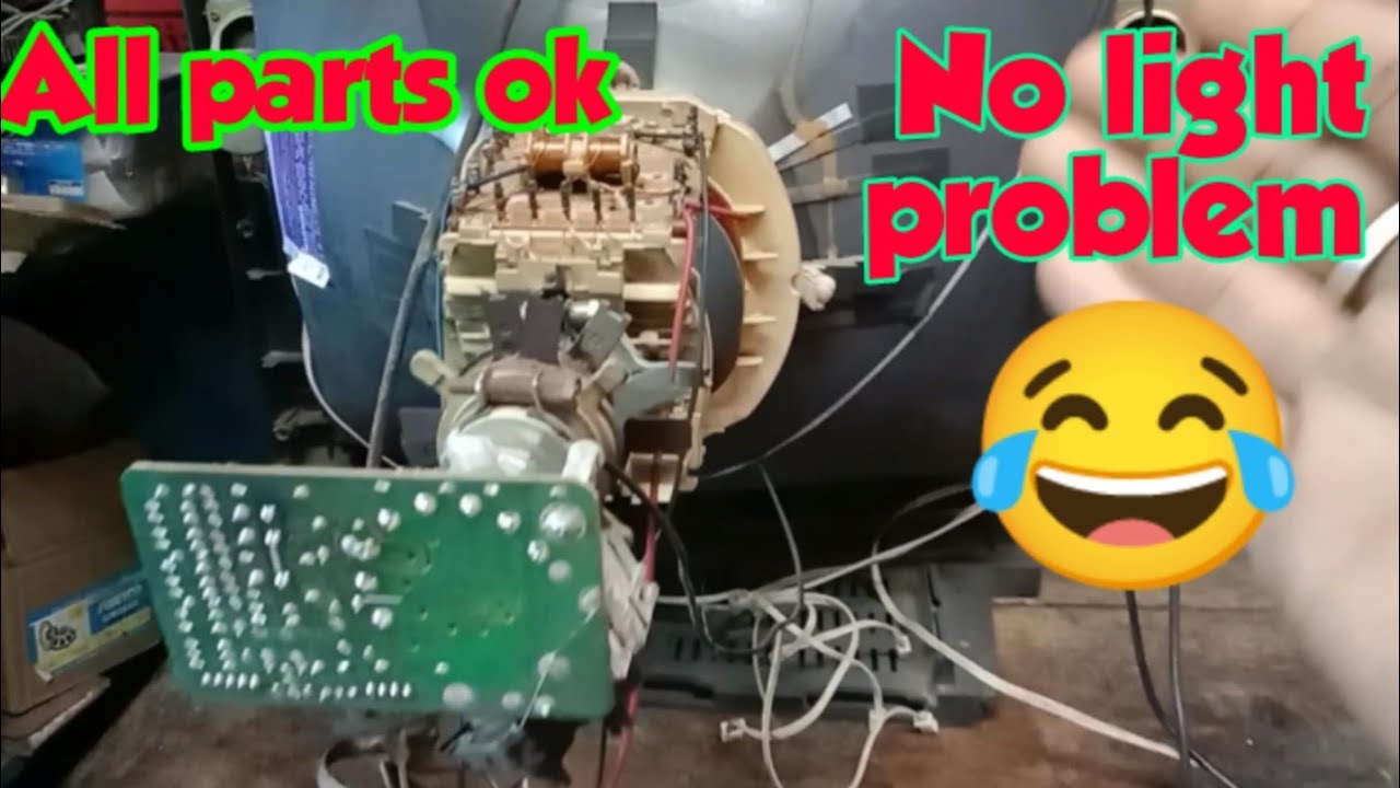 All parts ok no light problem CRT Tv.@TarangaElectronic   Colour TV repair.   😂😂