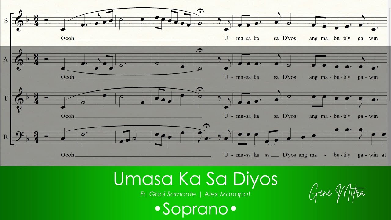 Umasa ka sa Diyos • Soprano Guide