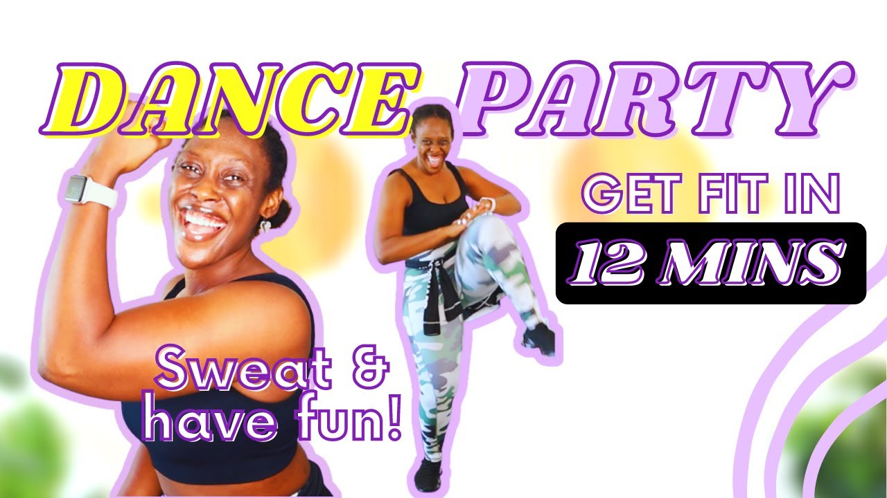 12 MINUTE DANCE PARTY WORKOUT | Full Body - No Equipment [Fun Cardio at Home!]