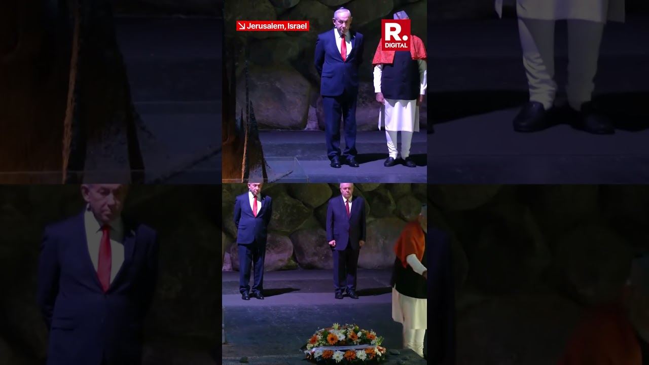 PM Modi Visits Yad Vashem, Pays Tribute to Holocaust Victims in Jerusalem