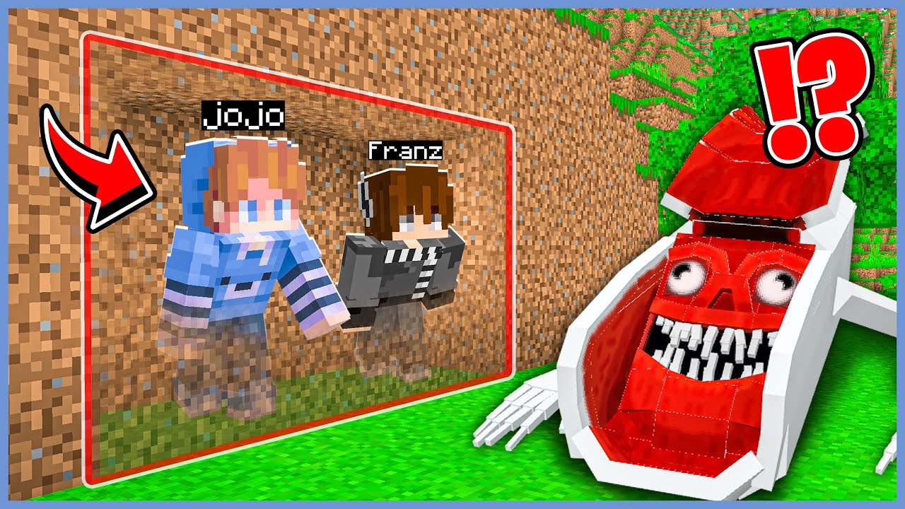 JOJO & FRANZ PRANK CACING MENGERIKAN MAIN PETAK UMPET di MINECRAFT