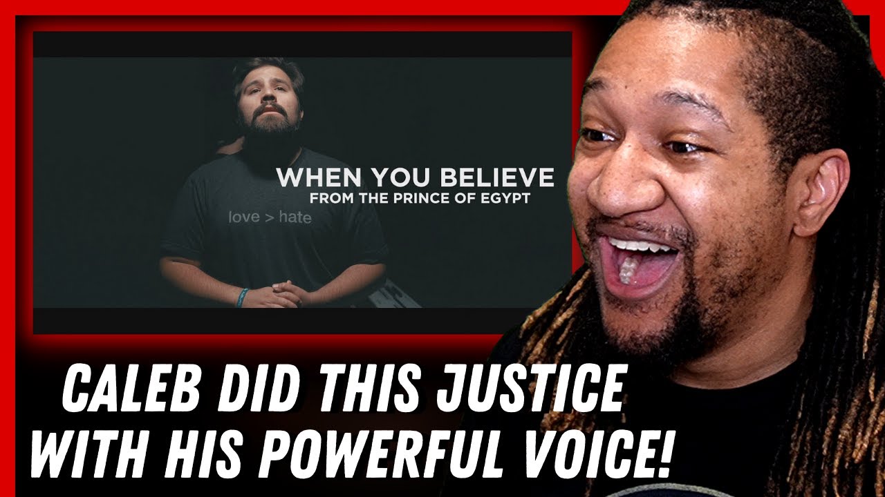 Reaction to When You Believe (Prince of Egypt) - Cover by Caleb Hyles and Jonathan Young