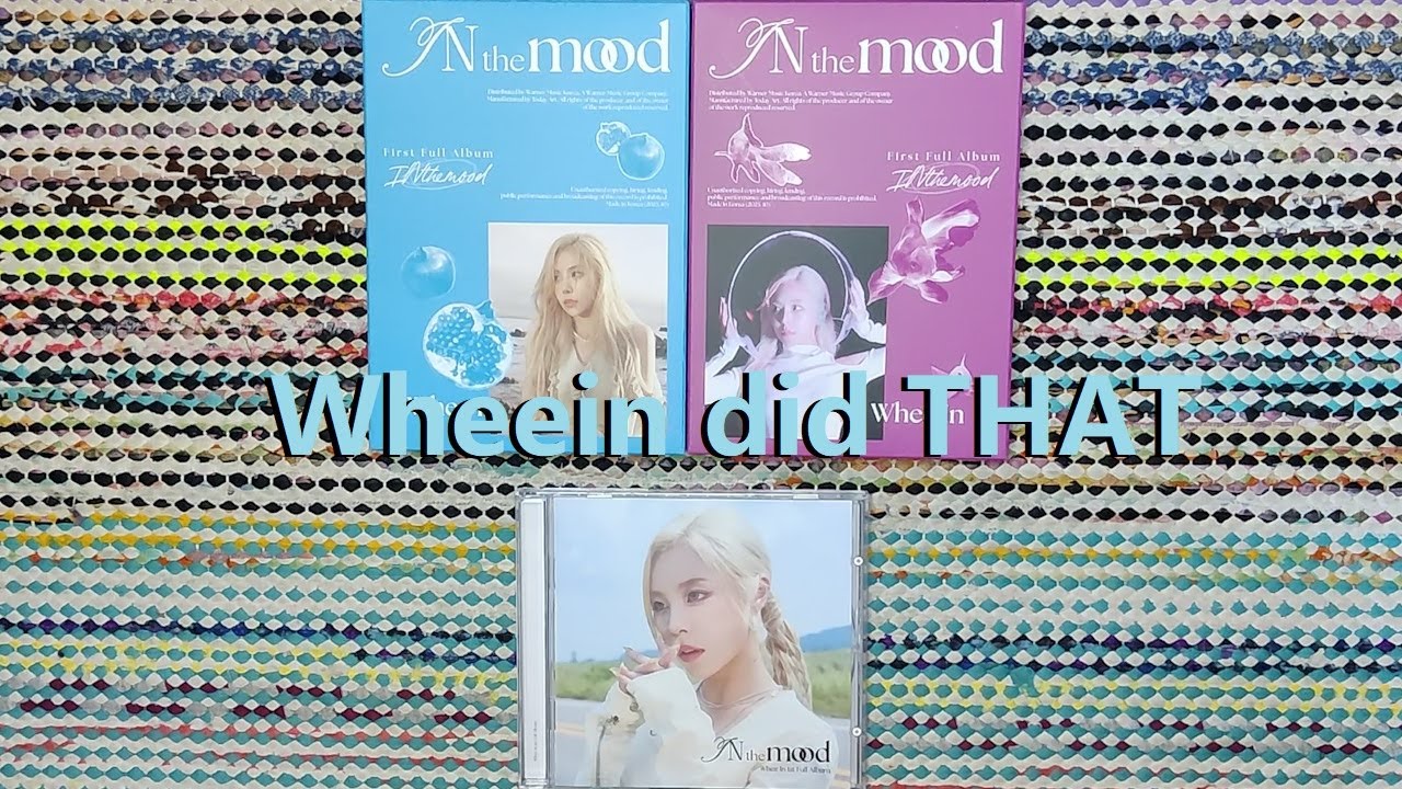 Unboxing In the Mood by Wheein! (Water, wine and a jewel case editions) #휘인
