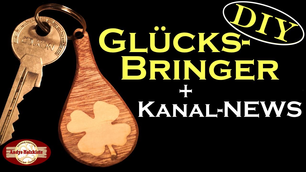 Dekupiersäge Projekt Glücksbringer selber machen & Kurz-News | Scroll saw project