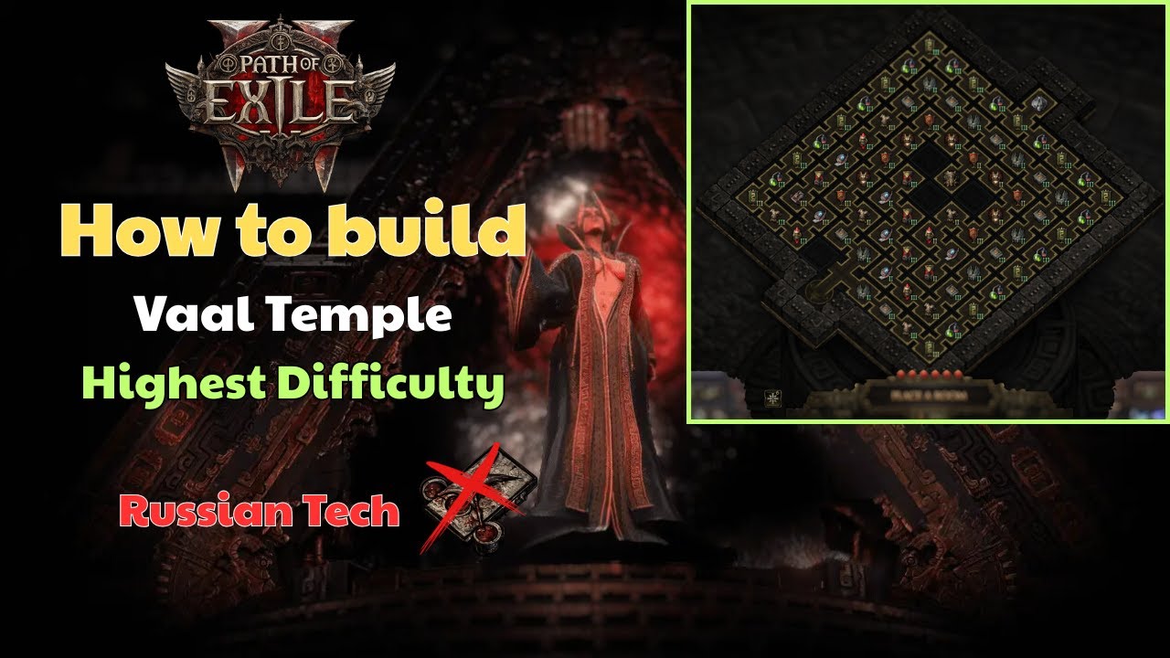 Path Of Exile 2 || How To Build Vaal Temple Easily Using Russian Tech