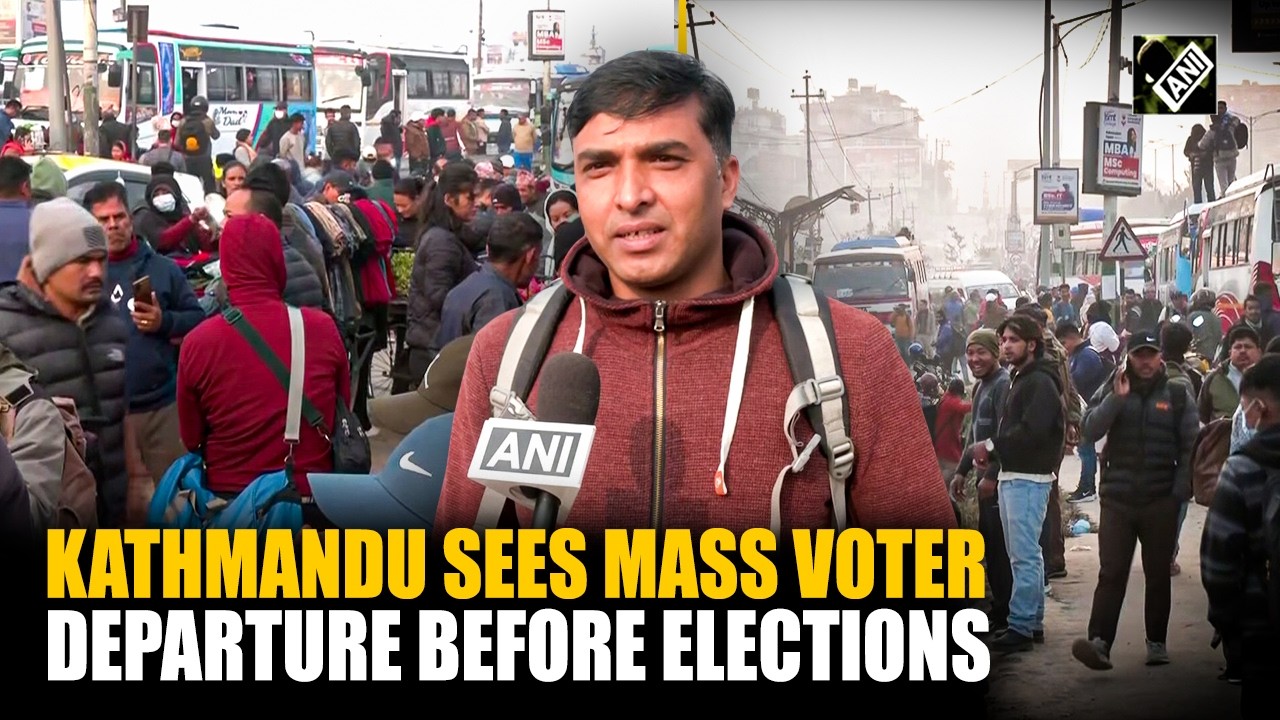 Nepal: Thousands of voters leave Kathmandu ahead of Polls