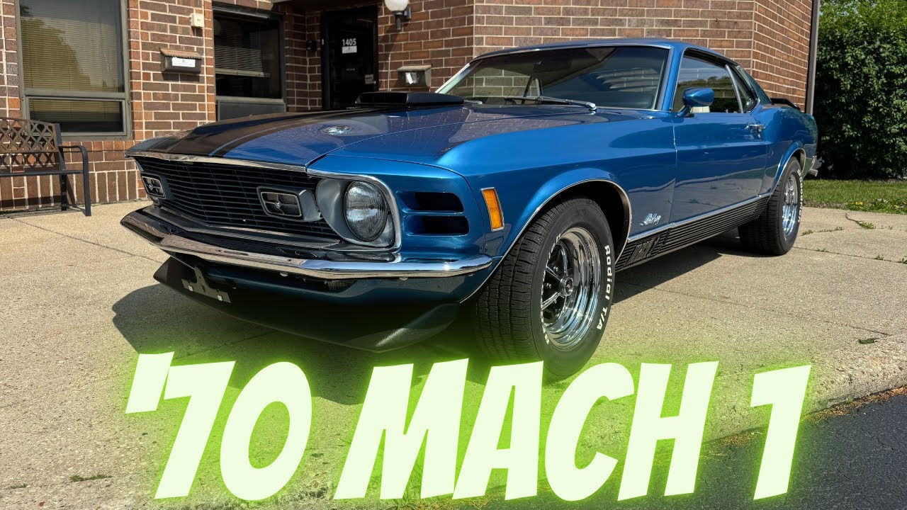 1970 Ford Mustang Mach 1 - 4spd Shaker Hood - SOLD