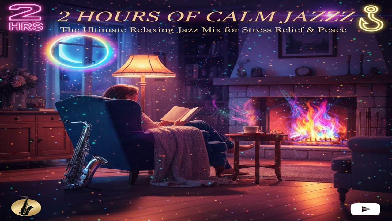 2 Hours of Calm Jazz ☕ The Ultimate Relaxing Mix for Peace, Studying 📚 Calm Focus & Creative Flow