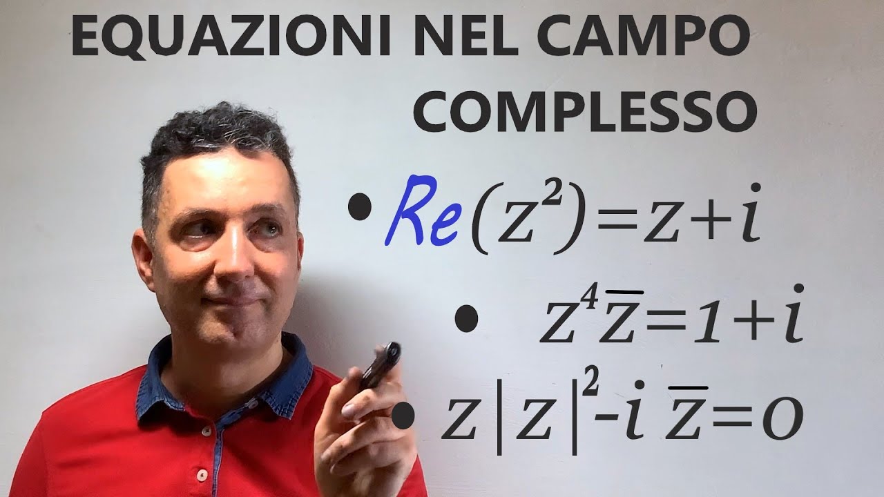 Equazioni numeri complessi esercizi esame unict