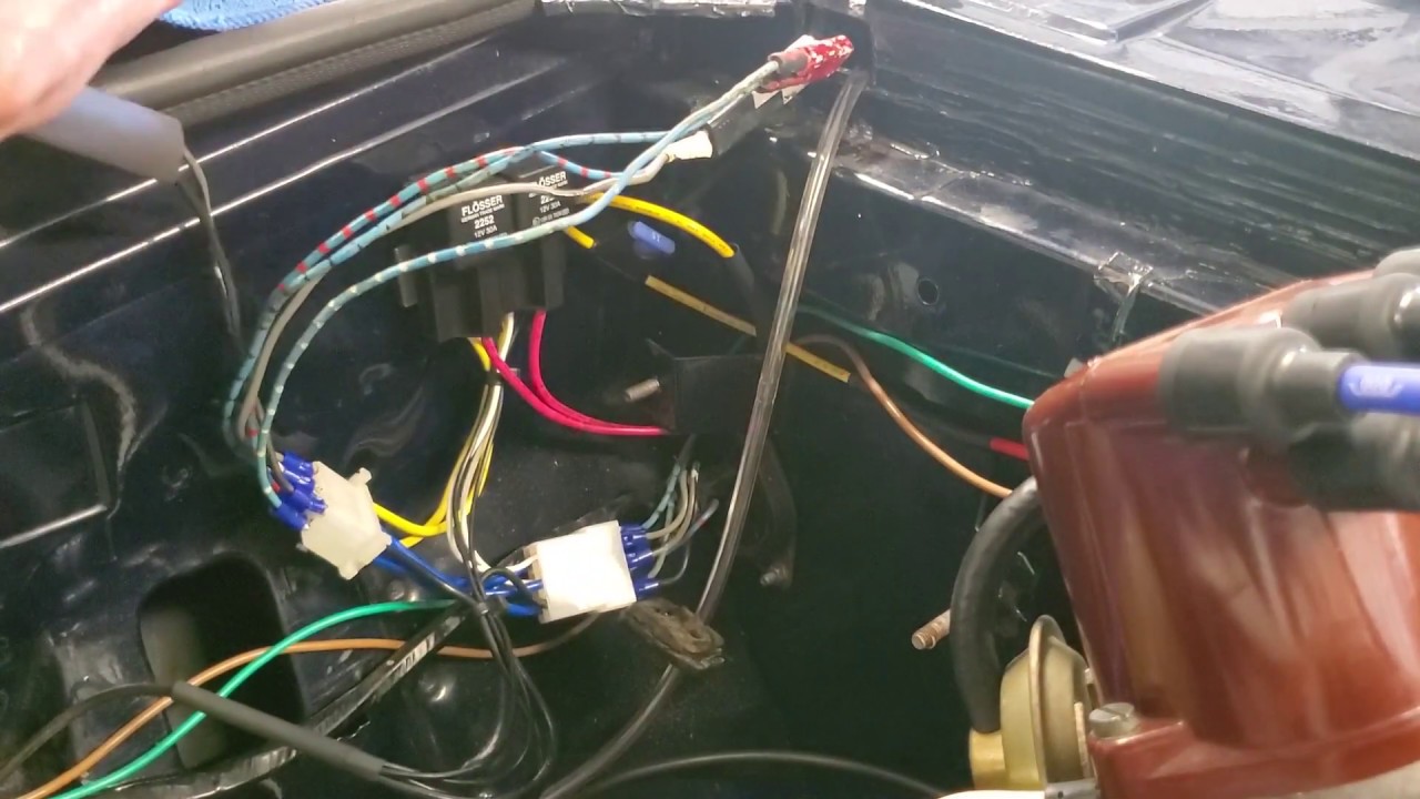 1979 Fiat Spider 124, Wiper relay wire sorting