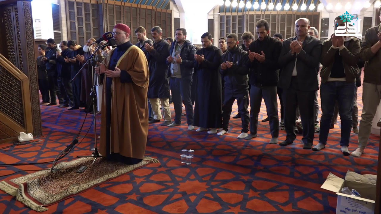 نقل صلاتي العشاء والتراويح من مسجد الملك المؤسس طيب الله ثراه في العاصمة عمان 7-3-2026م.