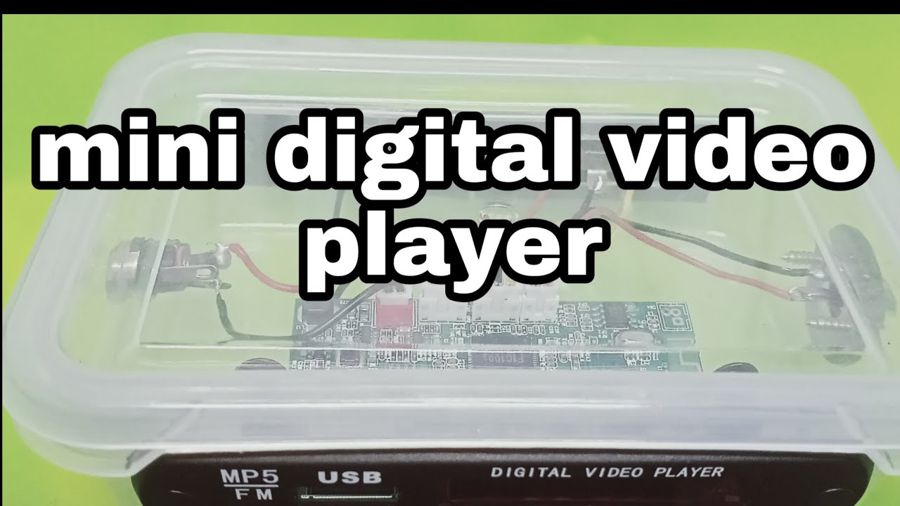 DIY mini digital video player/usb mp5