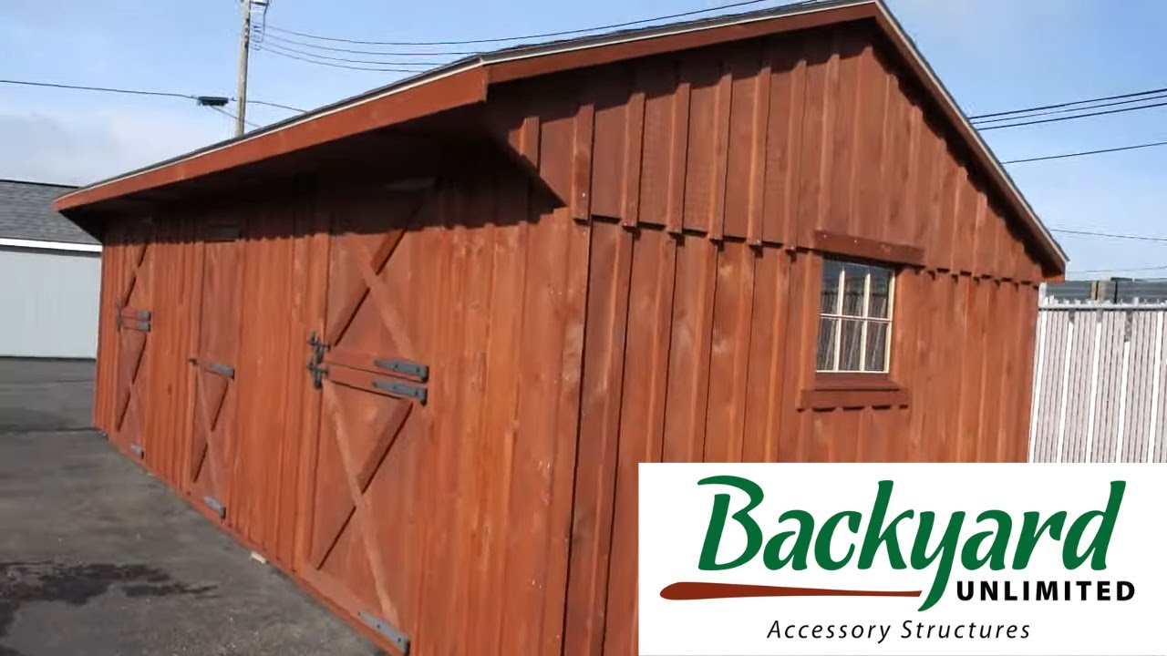 12'x26' Two Stall Horse Barn W/Tack Room (2010)