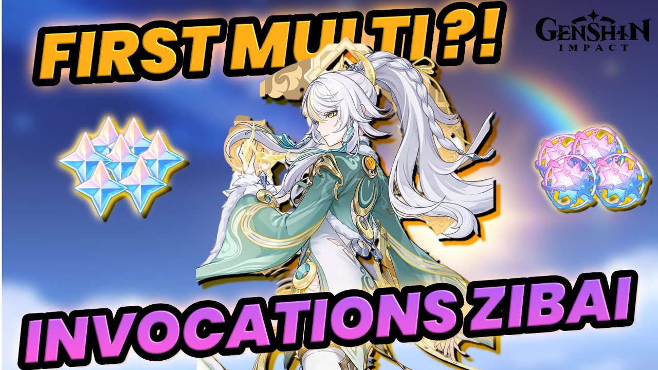MA MEILLEURE SESSION ? Invocations Zibai sur Genshin Impact !