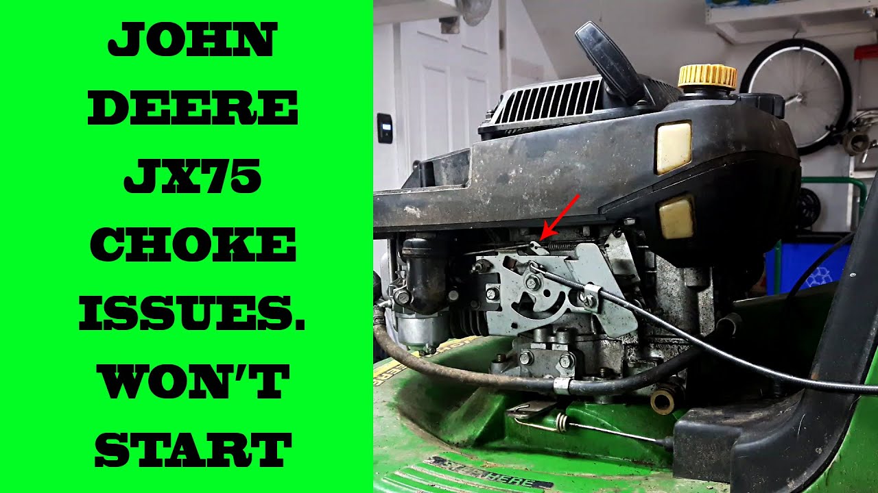 John Deere JX75 Won't Start Due To Choke and Carb Issues