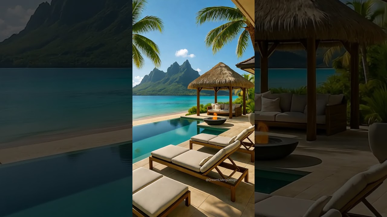 🌴 Ultimate Beachfront Villa Tour #luxurylifestyle #tropicalhouse #tropicalvilla #travel #mansiontour