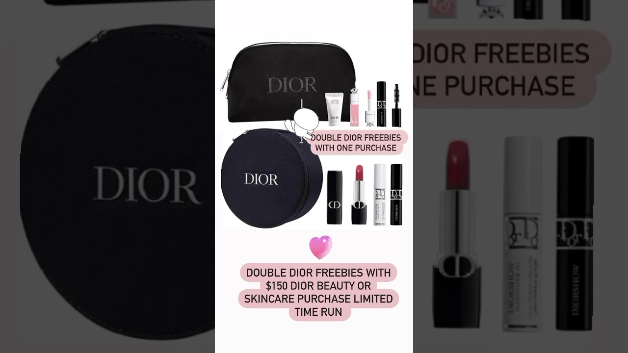 Dior free gift with purchase 