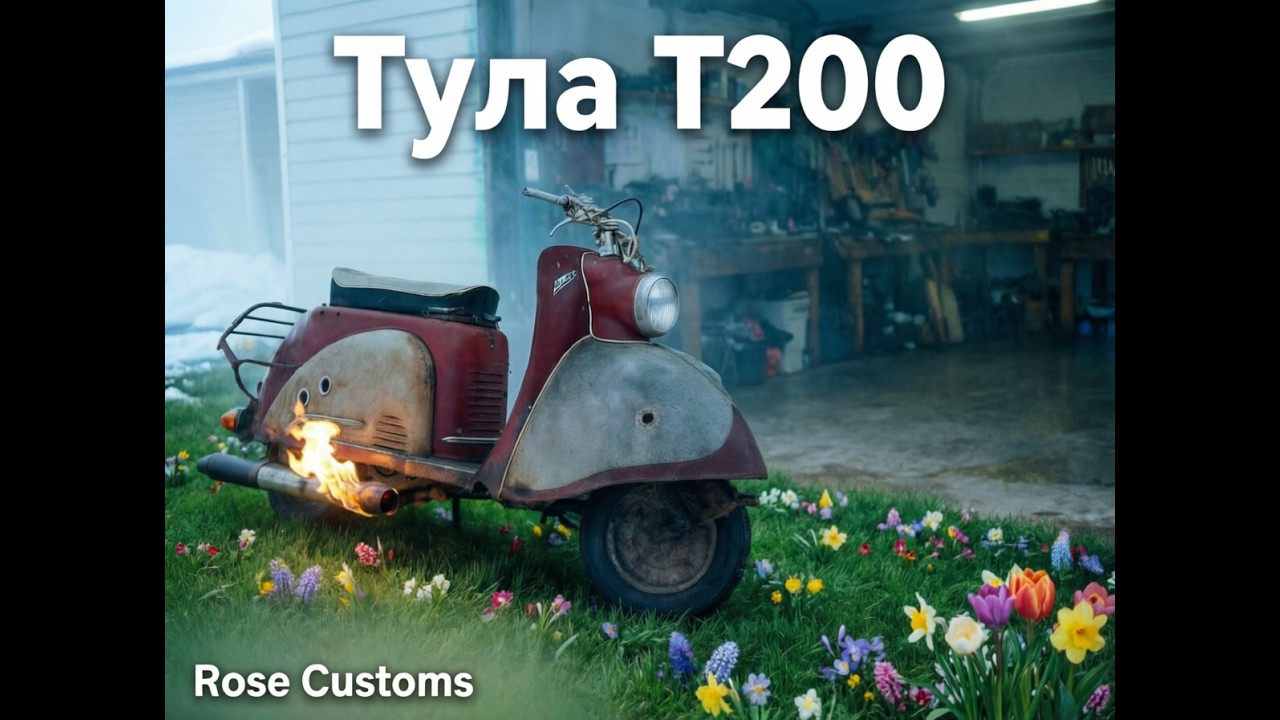 Восстановление редкого советского мотороллера Тула Т200 1959 года. Часть третья.