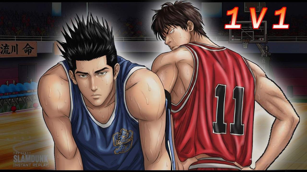 Sendoh vs Rukawa | Close Battle 1v1 🔥 | NBA 2K14 Slam Dunk MOD