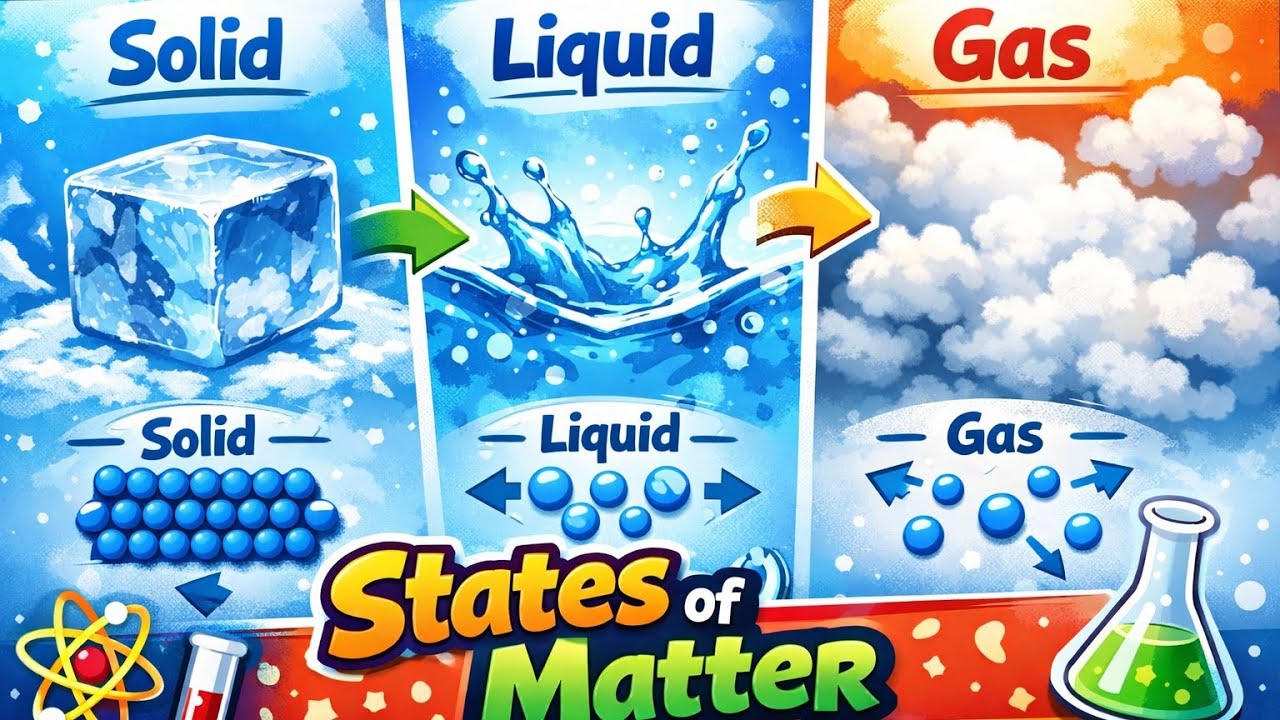States of Matter | Solid, Liquid and Gas