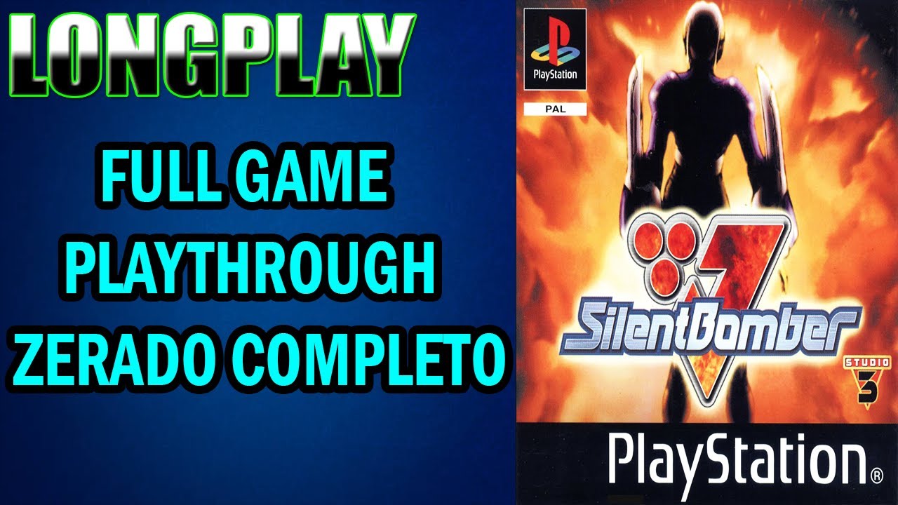 Longplay Silent Bomber [PS1] Full Game Playthrough Zerado Completo