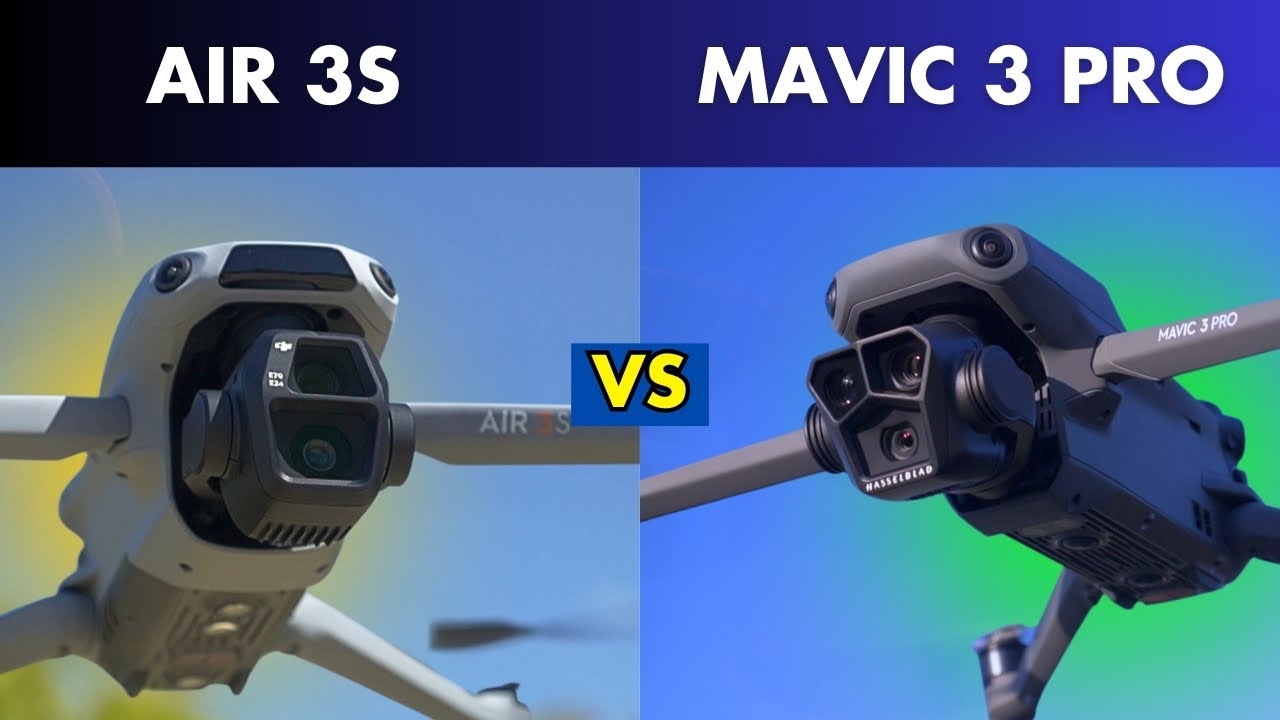 DJI Air 3S против DJI Mavic 3 Pro: какой дрон выбрать?