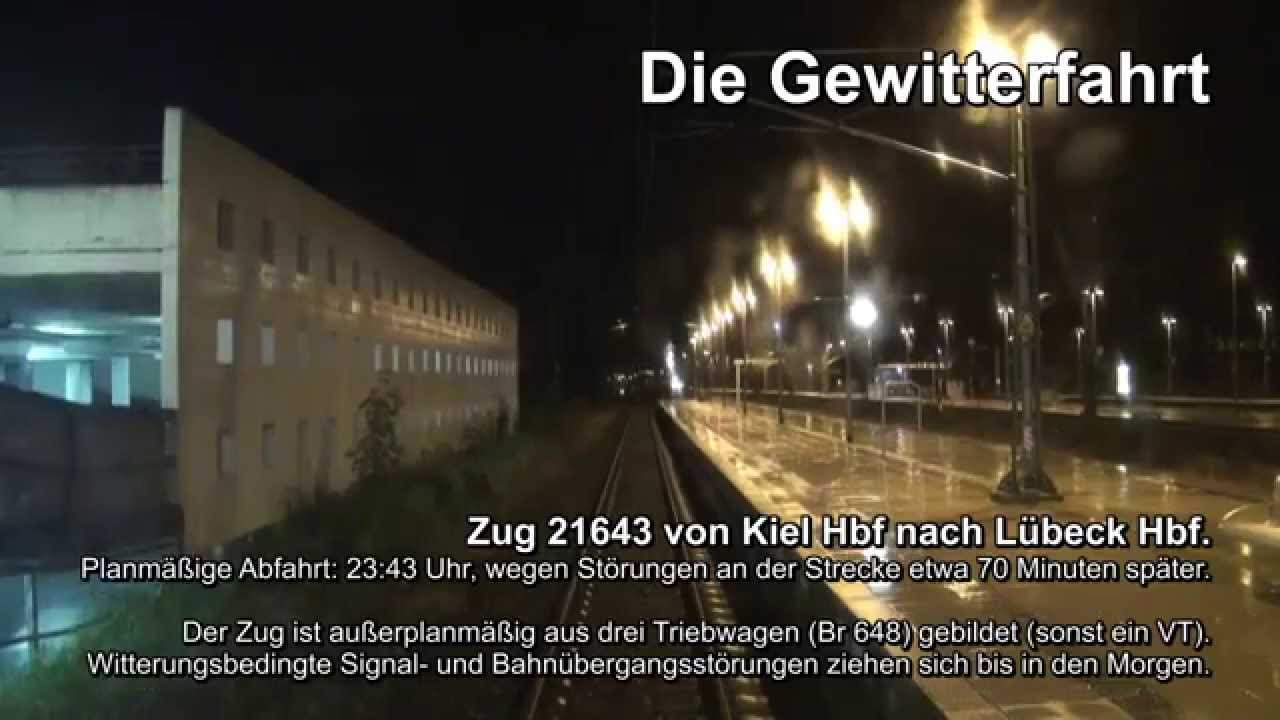 Die Gewitterfahrt / Unwetter in der Nacht 19/20.06.2013