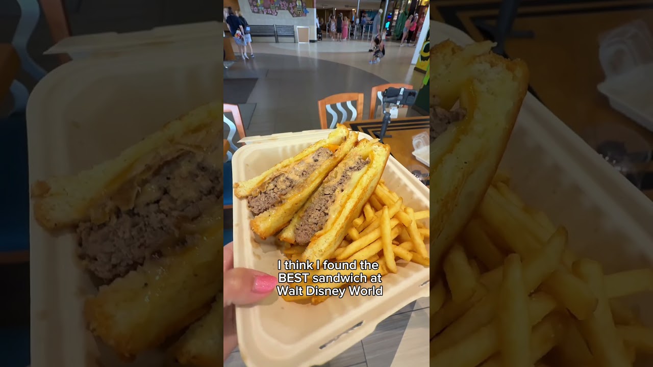 Patty Melt 🧀🍞🍔 from Contempo Caf&eacute; at Disney&rsquo;s Contemporary Resort #disney #disneyfoodie