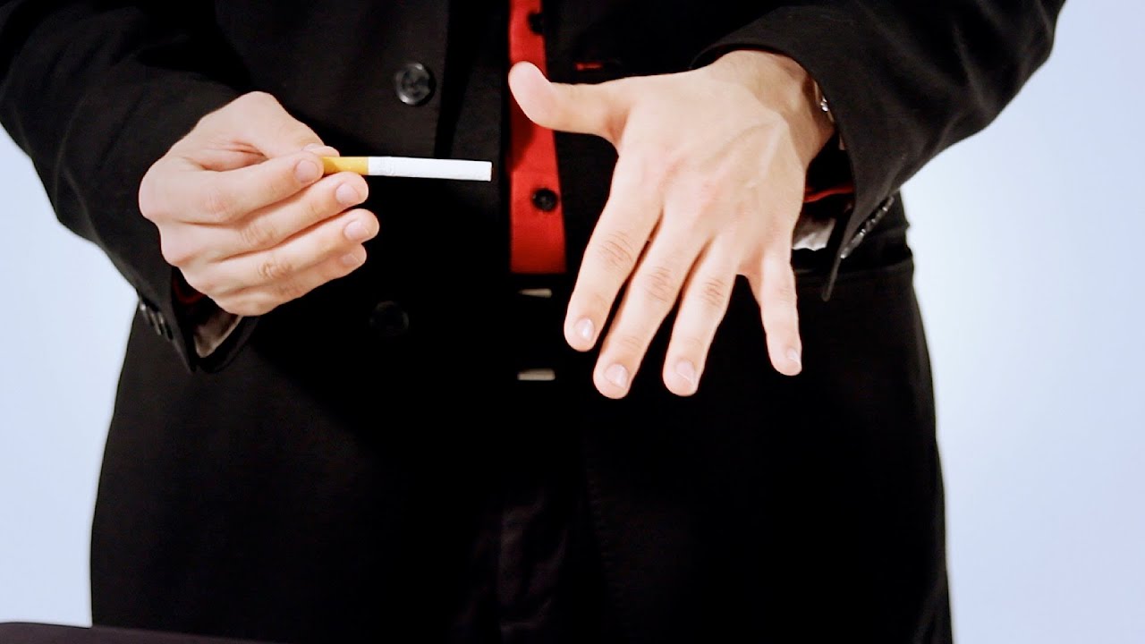 How to Make a Cigarette Disappear | Magic Card Flourishes