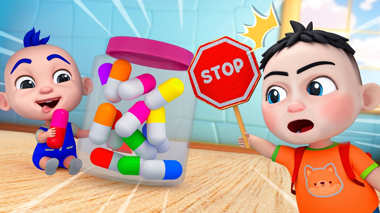Obat Bukan Permen - Keamanan Rumah - Safety Tips | Lagu Lucu - Lagu Anak - Rizky Bahasa Indonesia